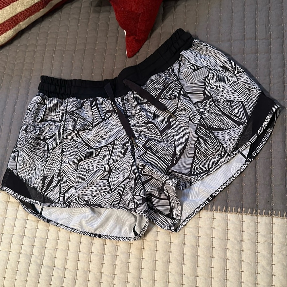 Lululemon Rare Reflective Hotty Hot 4” Inseam Shorts